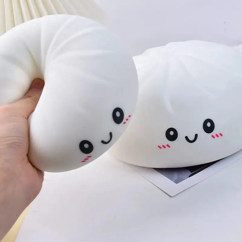 5.91In/15Cm Dumpling Squishy Mystery Box Squeeze Toy, Squishy Dumpling Fidget Toys for Adults, Stress Relief Sensory Toy