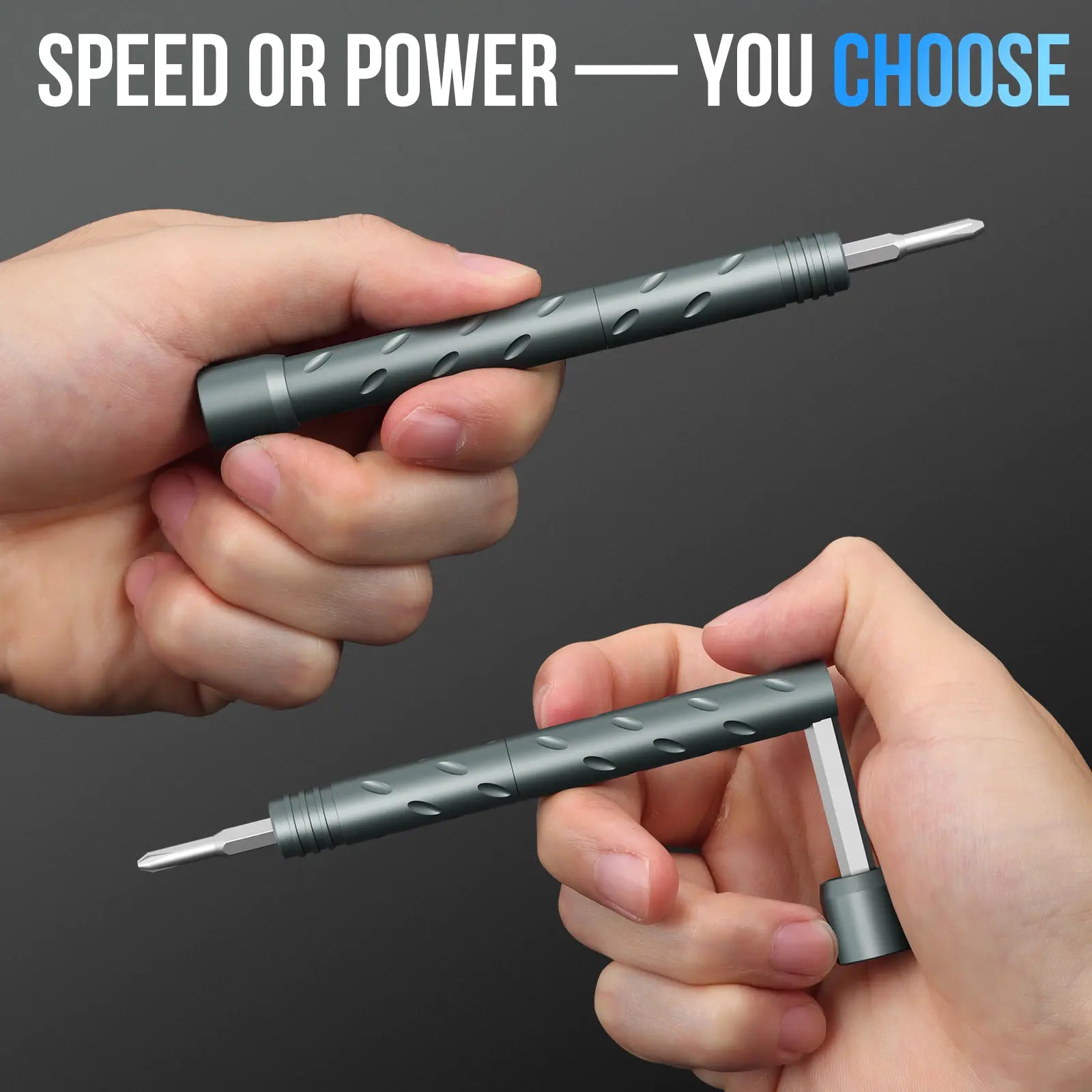 55-In-1 Magnetic Screwdriver Kit, Portable Precision Repair Tools with Wrenches, Pry Bars & Bits for Electronics and Daily Use