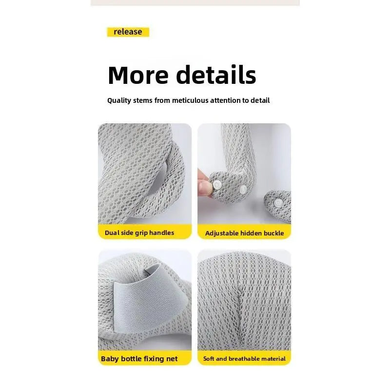 Multifunctional Hands-Free Baby Bottle Holder Pillow — a Soft Support Cushion and Convenient Daily Feeding Aid for the Family