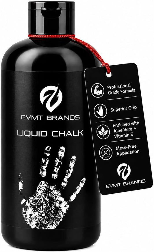 Liquid Chalk, Mess Free Gym Chalk for Weightlifting, Gymnastics, Rock Climbing, Dancing. Sweat Resistant and Long Lasting for Stronger Grip.