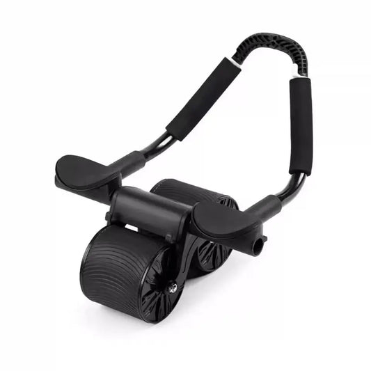 Ab Roller Wheel Workout Abdominal Fitness Wheel for Core Muscles Training with Digital Timer Phone Holder Smart Rebound Dual-Wheel Design Eco-Friendly Build Maquina Abdominal Total Body Rueda Summerwins,Summerwins