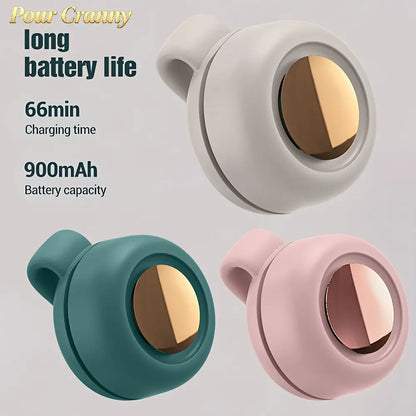 Mini Bladeless Fan — an Adjustable, 3-Speed ​​Waist Fan with Oscillation Function. Convenient to Carry, Silent, and Ideal for All Outdoor Activities. the Essential Gear for Nature Enthusiasts!