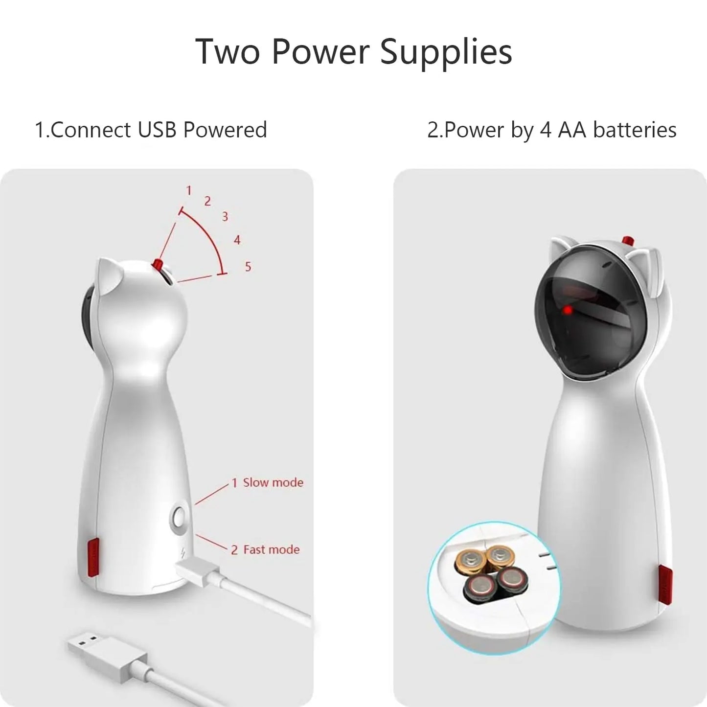 Cat Automatic Interactive Laser Toys, Indoor Cat Interactive Laser Toys, Real Random Track Rechargeable Pet Laser Toys, Fun Cat Toys, Pet Gifts for Indoor Cats/Kittens/Dogs and Other Various Pets