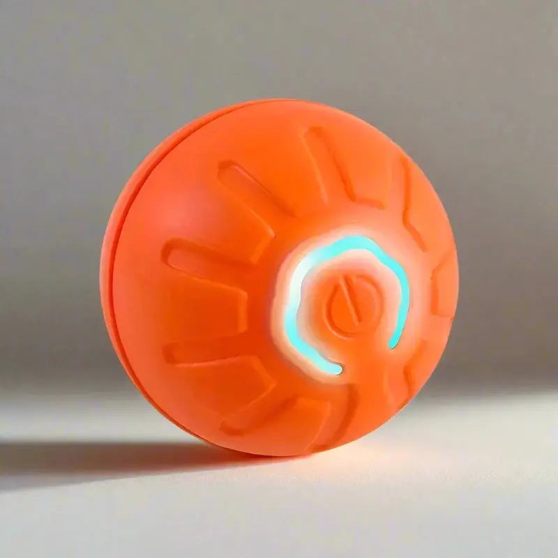 Rechargeable Silicone LED Interactive Pet Ball - Durable Chew Dog Toy with Auto Bounce Function