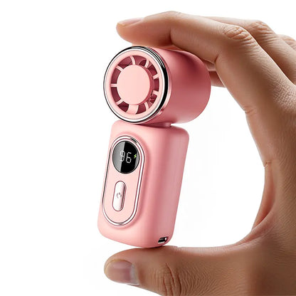 Clip on Mini Fan with Cool-Touch Plate, 5-Speed Rechargeable 3000Mah Portable Fan, Wearable Clip for Umbrellas and Bags, Usb-Powered Mini Fan for Summer Camping, Outdoor Stroller and Travel Use Protection