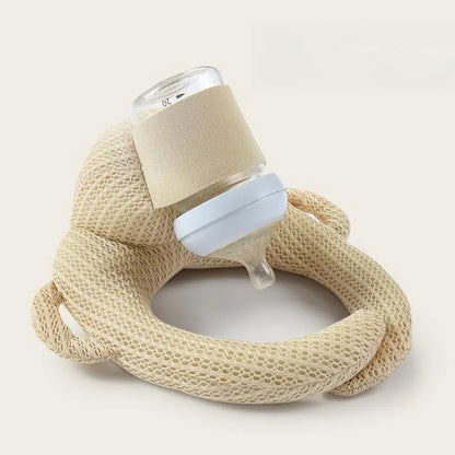 Multifunctional Hands-Free Baby Bottle Holder Pillow — a Soft Support Cushion and Convenient Daily Feeding Aid for the Family